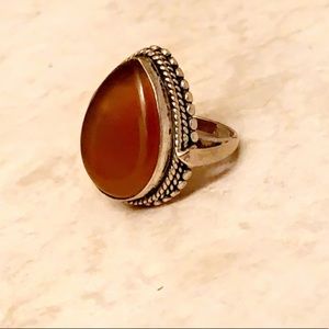 CLUB MONACO Amber Stone Ring